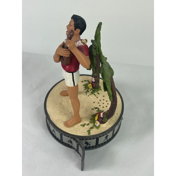 Elvis Presley Blue Hawaii 2002 Carlton Christmas Musical Ornament Works - Picture 3 of 6